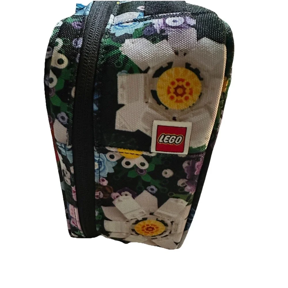 NWT LEGO +  Herschel Botanical Collection POP QUIZ LUNCH BOX Floral Garden